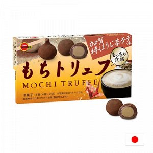 Bourbon Mochi Truffe 87g - Японские моти Бурбон жареный зеленый чай и латте