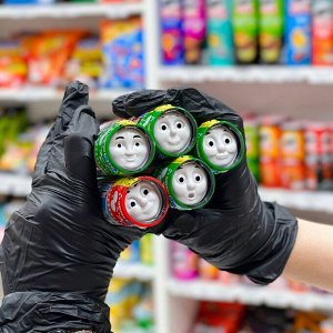 Thomas the Tank Engine Candy 23g - Паровозик Томас пластиковая баночка с конфетами