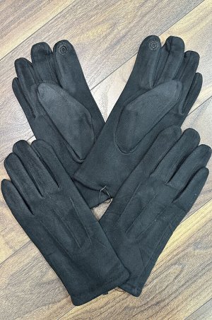 Перчатки мужские "Классика", сенсор (чёрный)