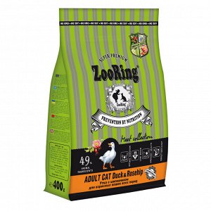 ZooRing ZR ADULT CAT    "УТКА & ШИПОВНИК" фитокомплекс для кошек всех пород.