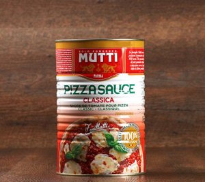 Томатный соус для пиццы класический "Мутти" (4,1 кг) ж/б 1/3