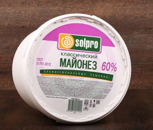 Майонез Провансаль ведро 9,7 кг, 60% "SolPro"