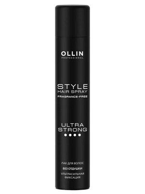 Ollin STYLE Лак для волос ультрасильной фиксации 400 мл