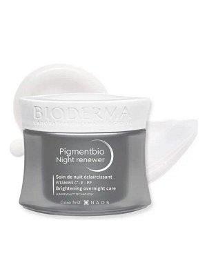 Bioderma Pigmentbio Ночной крем от пигментации кожи осветляет восстанавливает возвращает коже естественное сияние Биодерма Пигментбио 50 мл