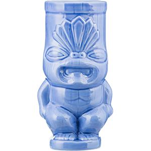 1r Стакан д/коктейлей «Тики» 350мл.D=68,H=160мм.керамика,синий  Китай, шт