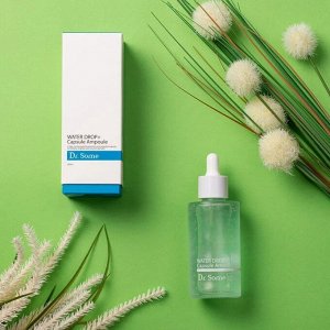 Dr.Some/ WATER DROP+ Capsule Ampoule, Увлажняющая гиалуроновая ампульная сыворотка для лица 100мл 1/50, Япония