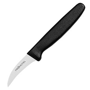 Нож д/фигурной нарезки «Проотель» сталь нерж.,пластик; L=160/160,B=13мм; металлич.,черный