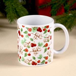 Подарочный набор «Насыщенных моментов»: чай со вкусом: зимняя вишня 50 г., кружка 300 мл.