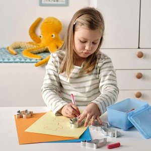 BLVINGAD, формочки для лепки теста, набор из 5 штук, цвет алюминий,