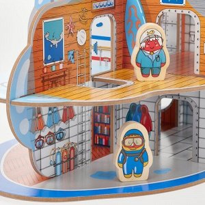 БЛАВИНГАД, игровой набор для подводной лодки, 11 предметов, разноцветный