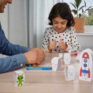 AFTONSPARV, набор картонных шаблонов из 15 частей, место,