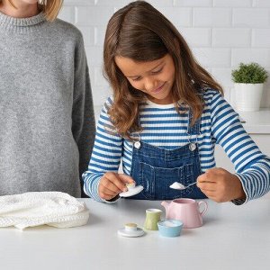 DUKTIG, Игровой набор для чая из 3 предметов, разноцветный