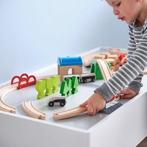 LILLABO, набор из 45 предметов с рельсами