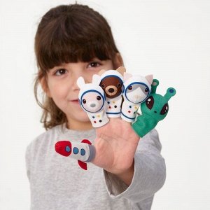 AFTONSPARV, набор пальчиковых кукол из 5 частей, разноцветный,