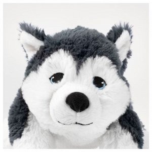 ЛИВЛИГ, мягкая игрушка, собака/ сибирский хаски, 26 см