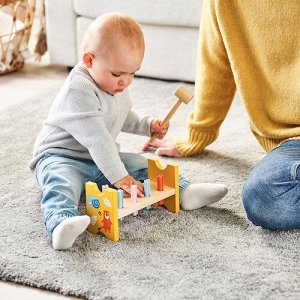 UPPSTÅ, Игрушечный молотобойный блок, разноцветный