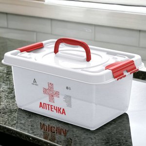 Аптечка (бокс универсальный), 8л, 359x242x166мм