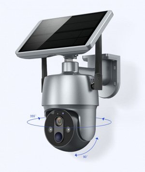 Умная iP камера на солнечной батарее Wireless Solar Battery Camera