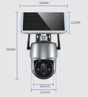 Умная iP камера на солнечной батарее Wireless Solar Battery Camera