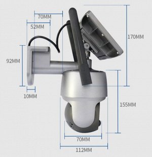 Умная iP камера на солнечной батарее Wireless Solar Battery Camera