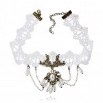 Кружевной чокер на шею под бронзу, MIA collection