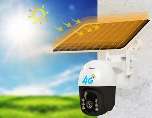 Умная iP камера на солнечной батарее 4G Security PTZ Camera
