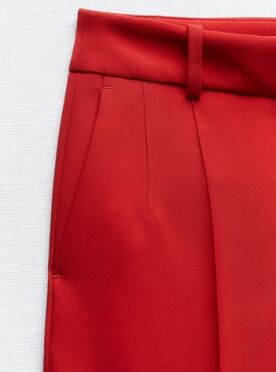 БРЮКИ HIGH-WAIST арт. 8524600 600, красный