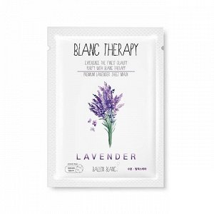 Ballon Blanc Успокаивающая тканевая маска с лавандой Therapy Premium Lavender Sheet Mask