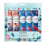 Sadoer Набор (крем для рук 5 шт*30 гр) земляника, голубика, цветок персика 1уп. SD81693