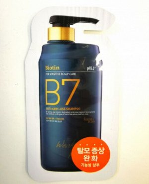 Forest Story. B7 Шампунь против выпадения волос с биотином, B7 Anti-Hair Loss Shampoo Pouch 5 мл