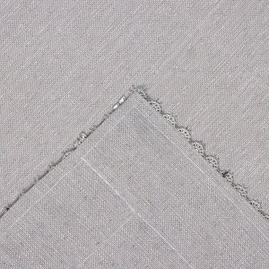 Дорожка на стол Этель со стразами, 50x100 ±5 см, серая, п/э