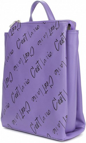 337111/33-04 фиолетовый иск.кожа женские рюкзак (В-Л 2023)