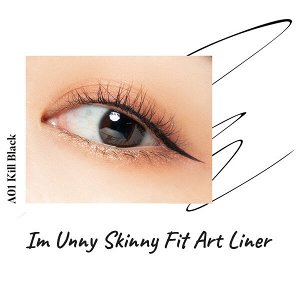 Лайнер-подводка для глаз IM UNNY Skinny Fit Art Liner #A01 Kill Black, 6гр