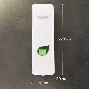 Дозатор для жидкого мыла LAIMA PROFESSIONAL ECO, НАЛИВНОЙ, 0,38 л, белый, ABS-пластик, 607331