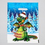 Пакеты для подарков полиэтиленовые с вырубной ручкой