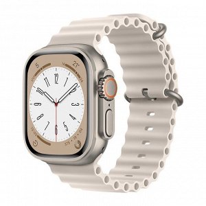 Ремешок - ApW26 Ocean Band Apple Watch 38/40/41мм силикон (ivory white)