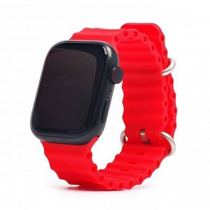 Ремешок - ApW26 Ocean Band Apple Watch 38/40/41мм силикон (red)