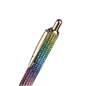 Ручка шариковая автоматическая MESHU ""Pink diamond"" синяя, 1,0мм