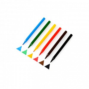 Фломастеры ArtSpace ""Машинки"", 06цв., картон, смываемые, европодвес