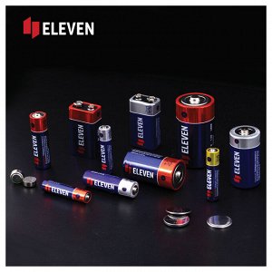 Батарейка Eleven LR44 (G13, V13GA, A76) алкалиновая, BC10, набор 10 штук