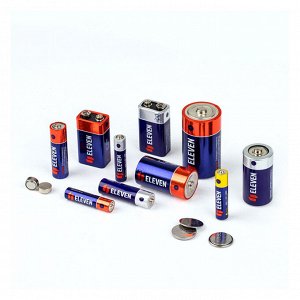 Батарейка Eleven LR44 (G13, V13GA, A76) алкалиновая, BC10, набор 10 штук