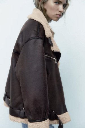 Куртка женская цвет темно-коричневый