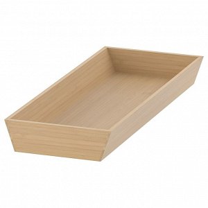 ВЕРХНЯЯ тарелка, поднос для посуды, светлый бамбук, 20x50 см