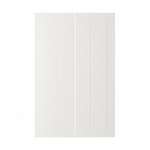 Комплект угловых шкафов STENSUND с 2-мя дверцами f, белый, 25x80 см
