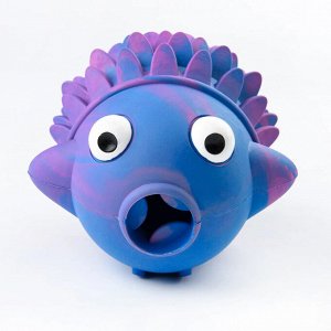 Игрушка Mr.Kranch для собак Рыба-ёрш 12 см разноцветная не ароматизированная