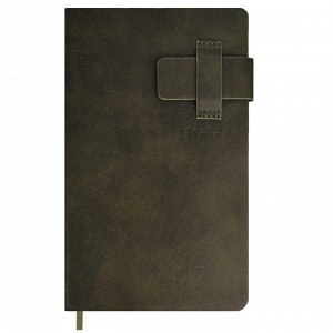 Записная книжка ESCALADA, формат А6+, 120 л., мягкий переплёт, запаянный край, искусственная кожа "Шевиот", блинтовое тиснение