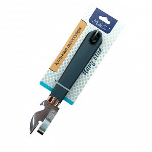 Консервный нож, пластиковая ручка, нерж. сталь, NAVY BLUE