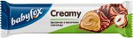 «BabyFox», батончик вафельный Creamy в молочном шоколаде, 23г (упаковка 24шт.)