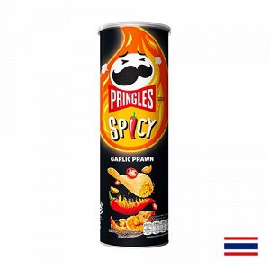 Pringles Spicy Garlic Prawn 110g - Принглс Спайси чеснок с креветками. Таиланд