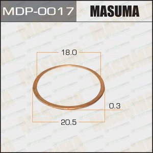 Шайбы для форсунок "Masuma" (медн.) 0636-13-651 18х20,5х0,3  FE, R2, KF, RF, HA, SL, уп.5шт